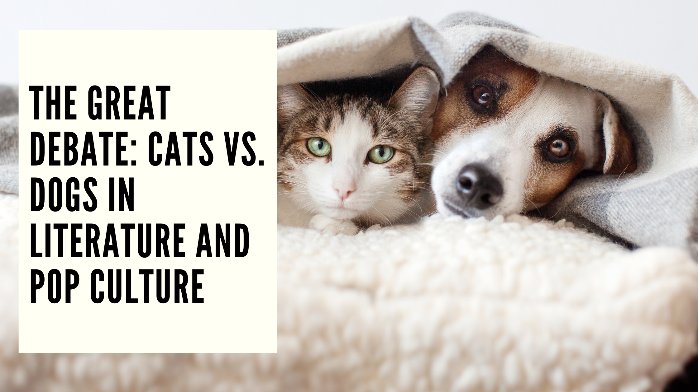 The Great Debate Cats vs. Dogs in Literature and Pop Culture