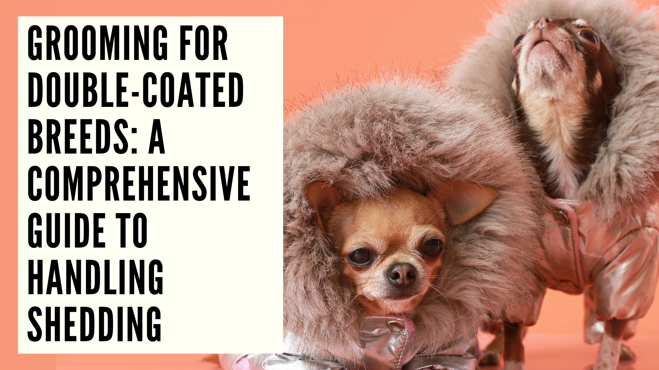 Grooming for Double-Coated Breeds A Comprehensive Guide to Handling Shedding